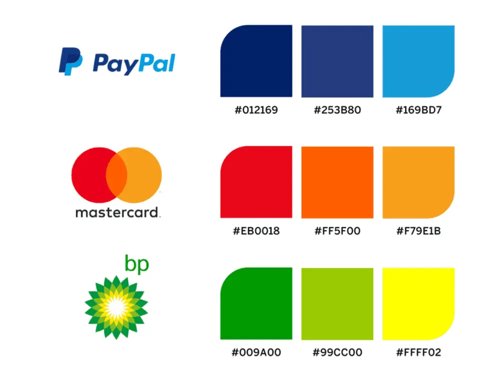 palette colori per la brand identity